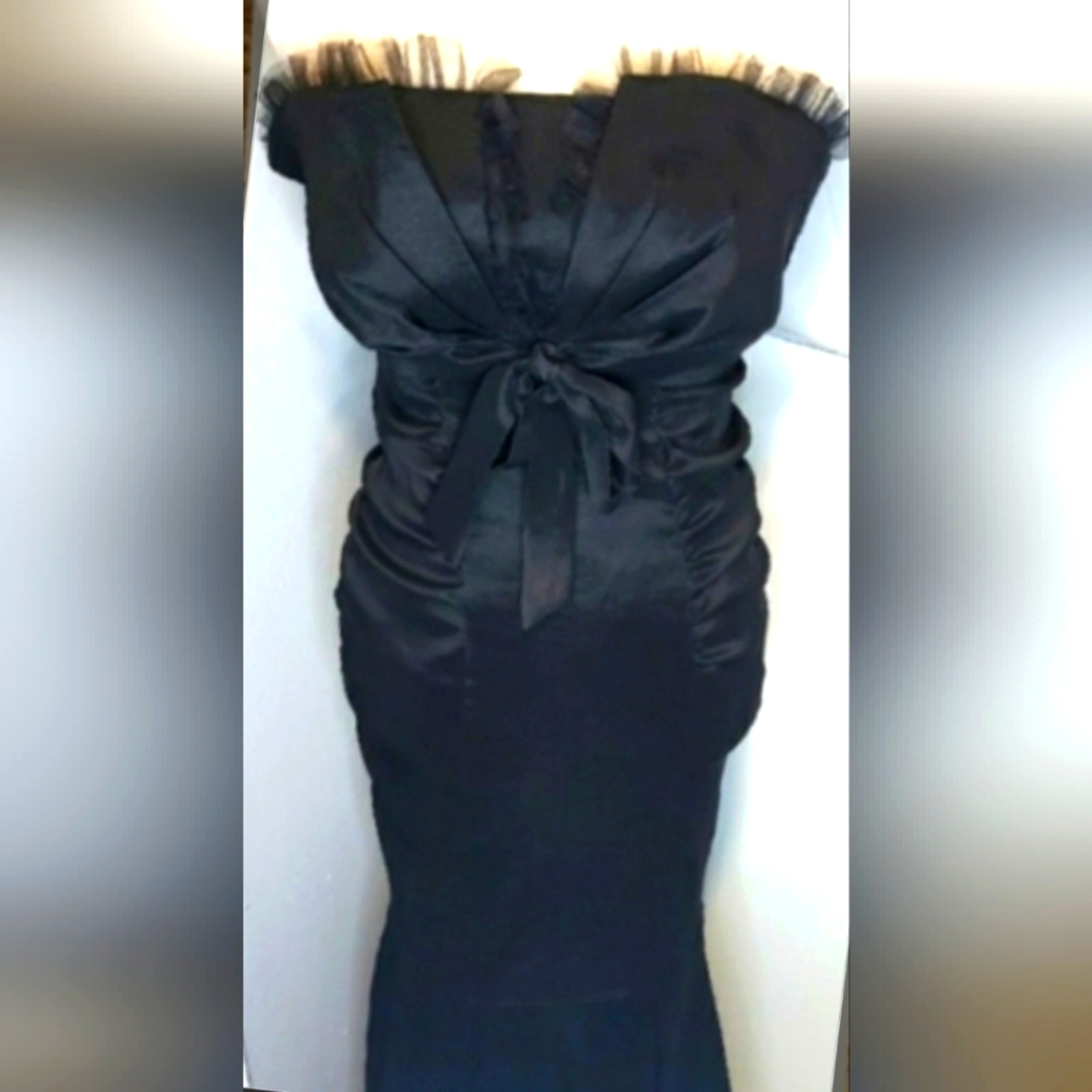 90'S Dancing Queen Gown LBD - Picture 3 of 13